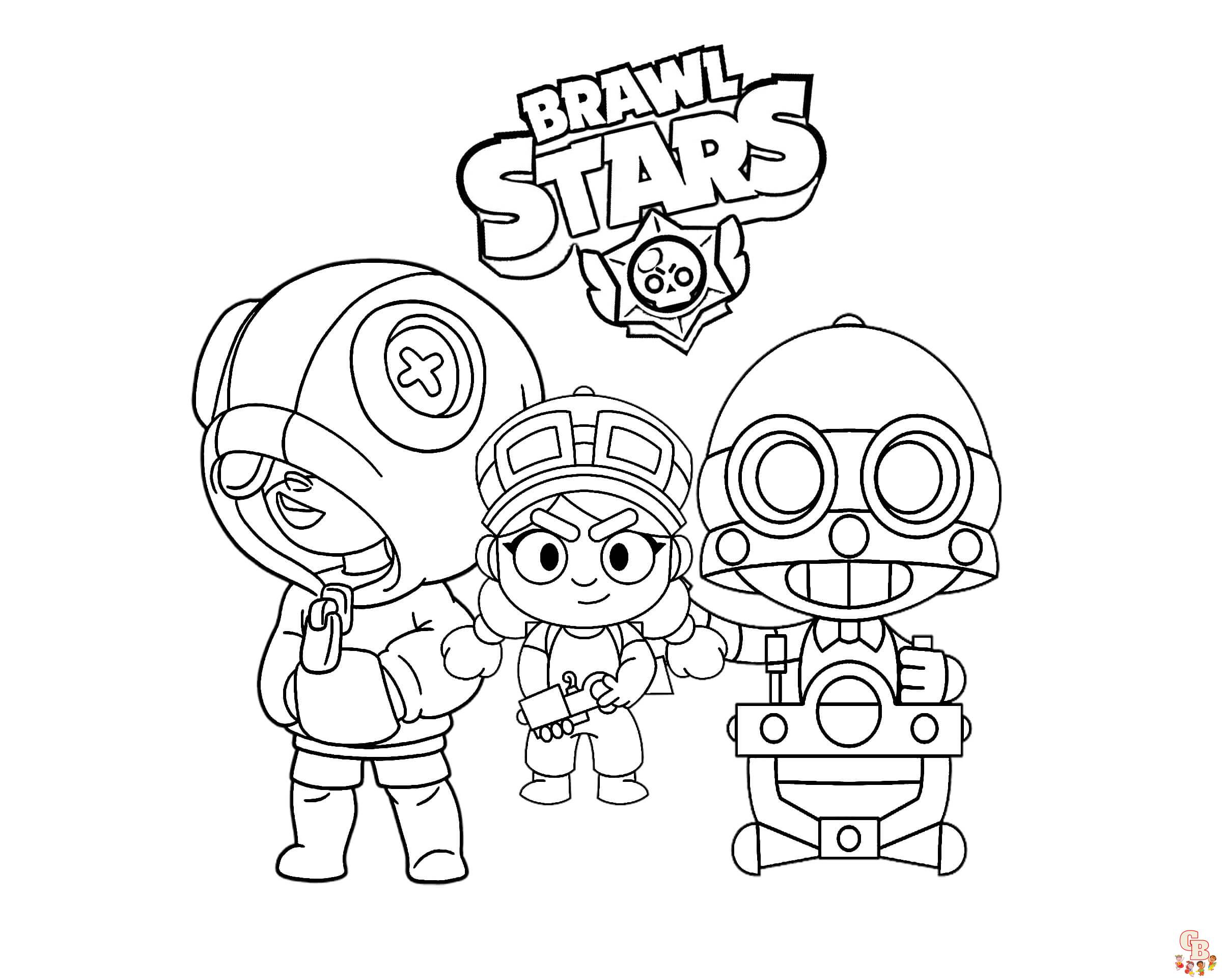 Brawl Stars Kleurplaten 