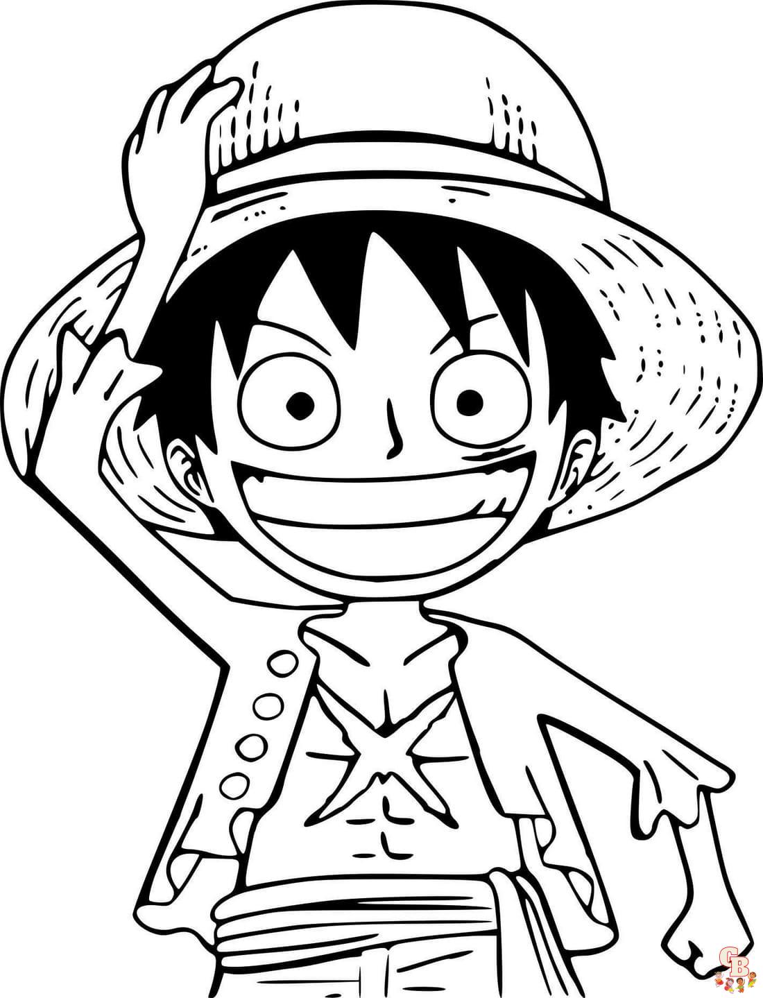 One Piece kleurplaten voor kinderen 4