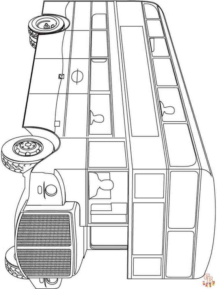 Bus Kleurplaat 10