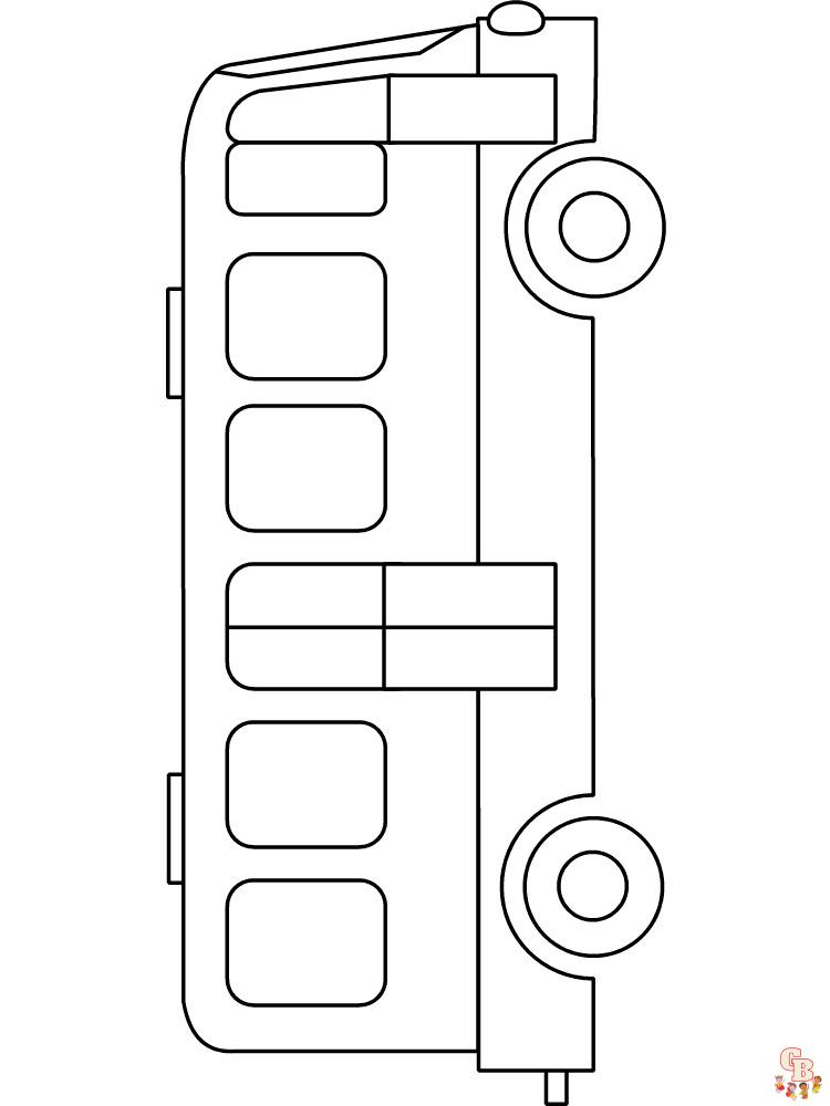 Bus Kleurplaat 35