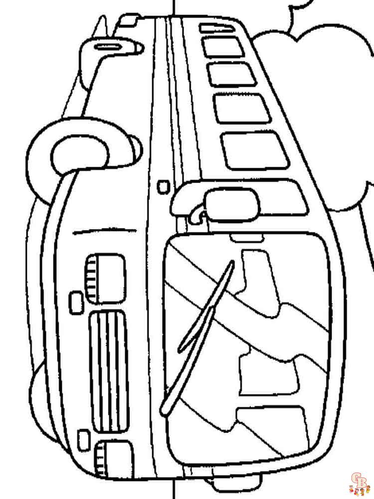 Bus Kleurplaat 8