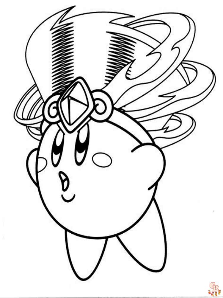 Kirby Kleurplaat 4