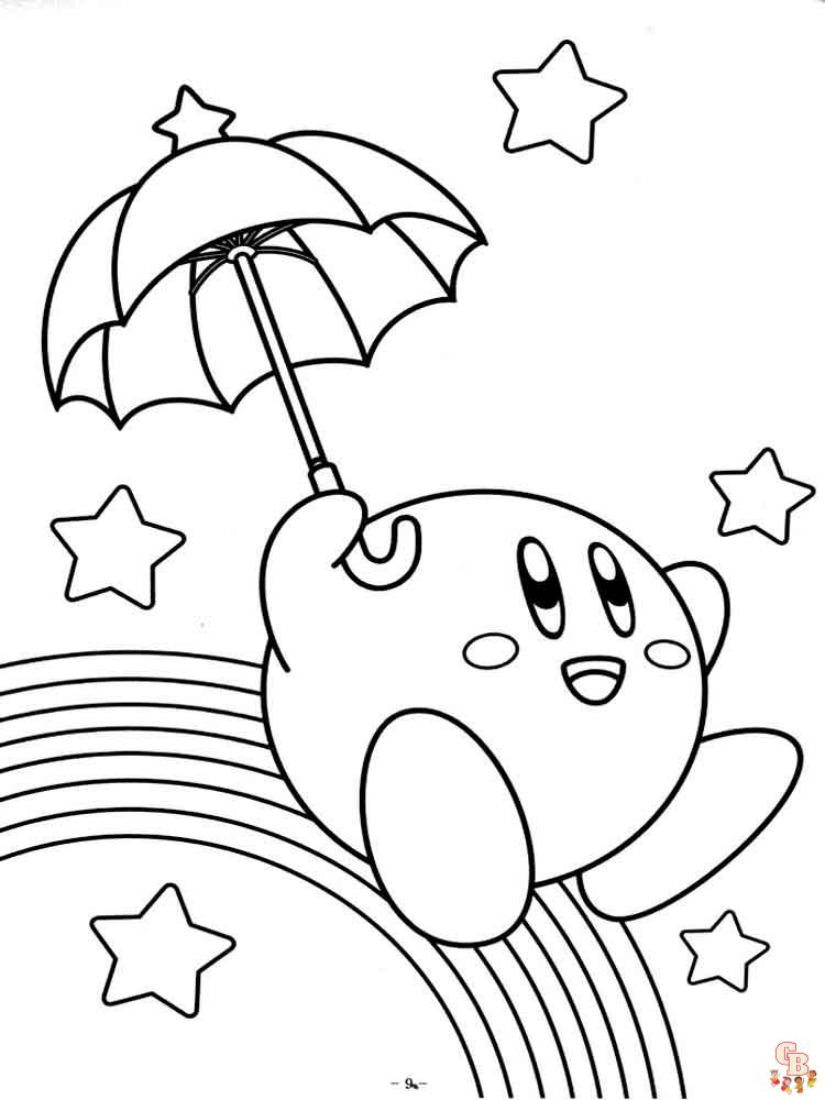 Kirby Kleurplaat 6