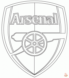 Arsenal Kleurplaat 1