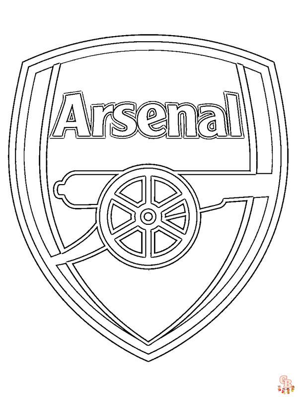 Arsenal Kleurplaat 2