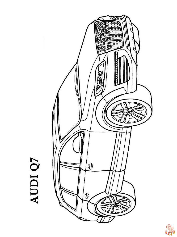 Audi Kleurplaat 23