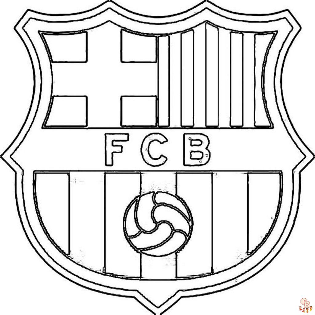 FC Barcelona Kleurplaat 1