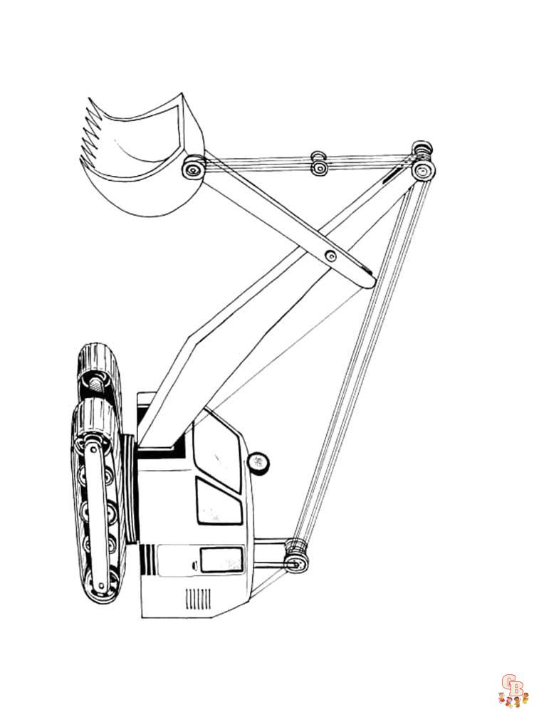 Graafmachine Kleurplaat 13