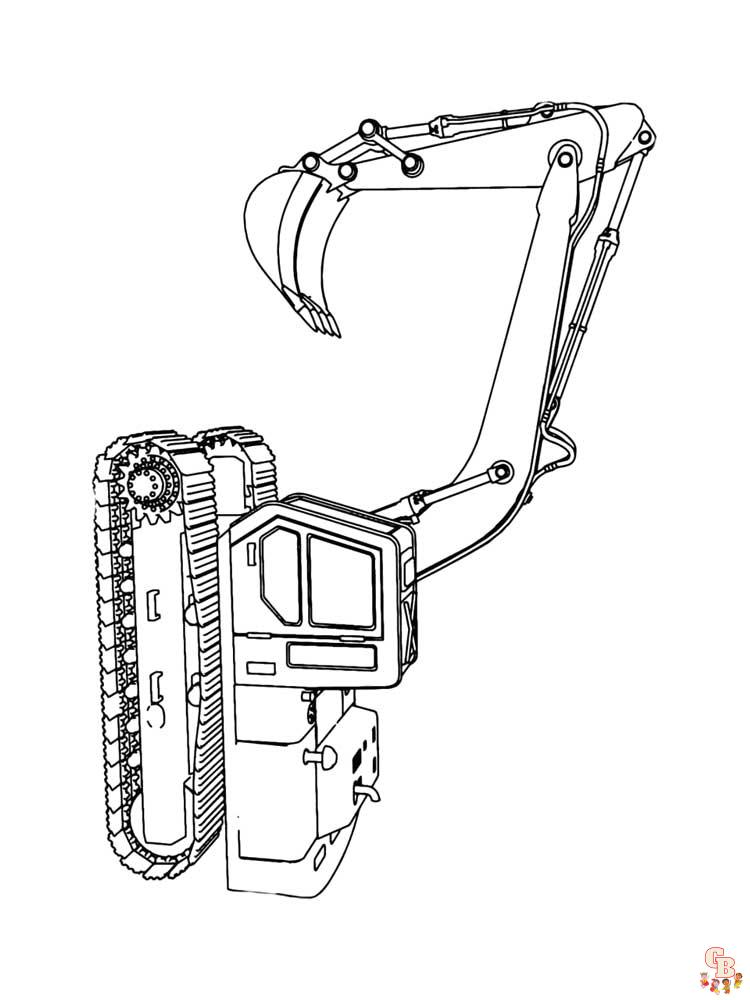 Graafmachine Kleurplaat 15