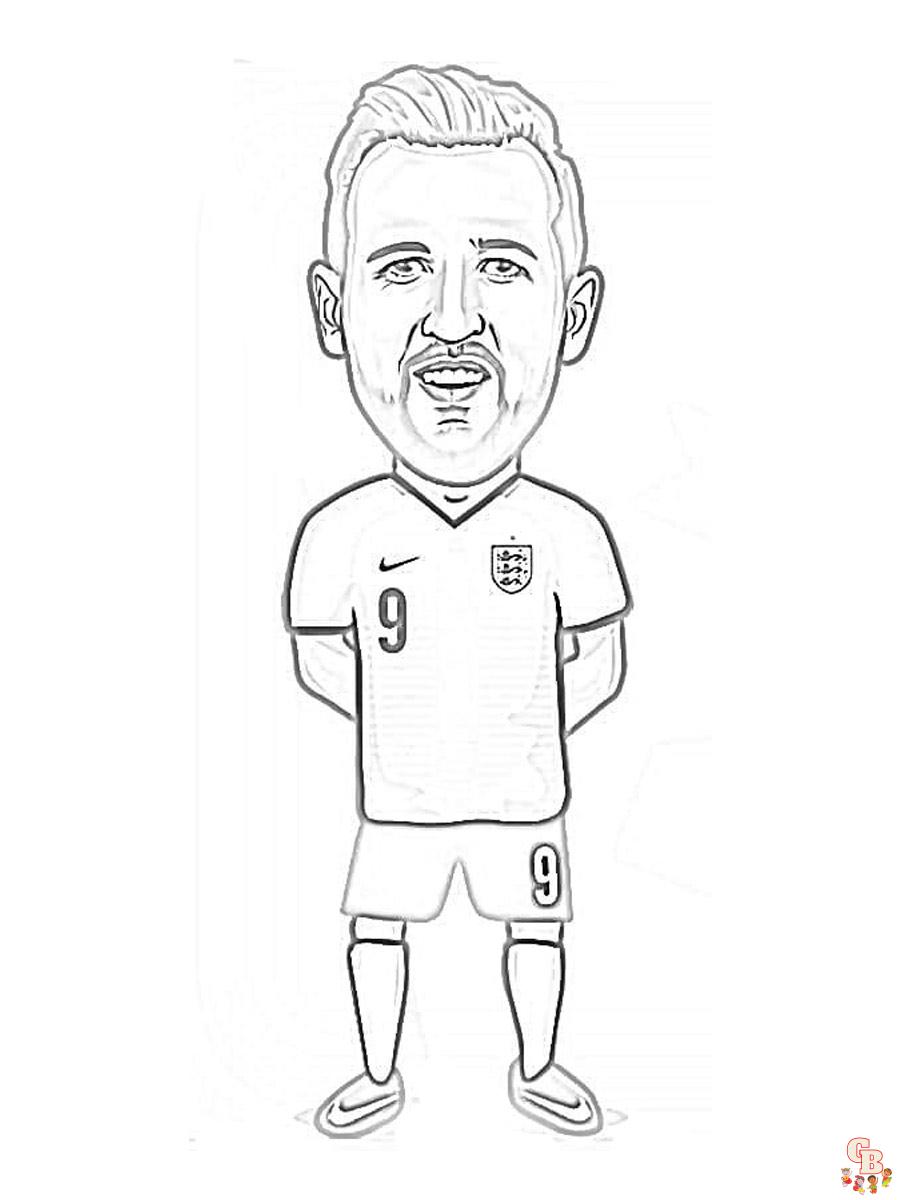 Harry Kane Kleurplaat 6