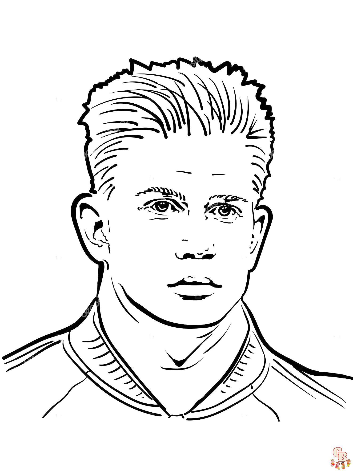 Kevin De Bruyne Kleurplaat 3