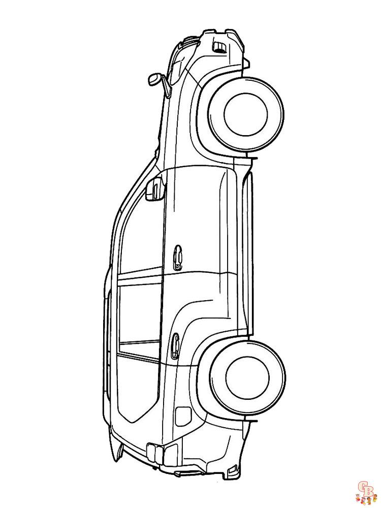 Land Cruiser Kleurplaat 11