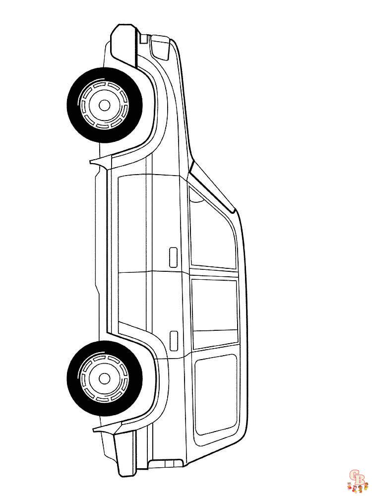 Land Cruiser Kleurplaat 4