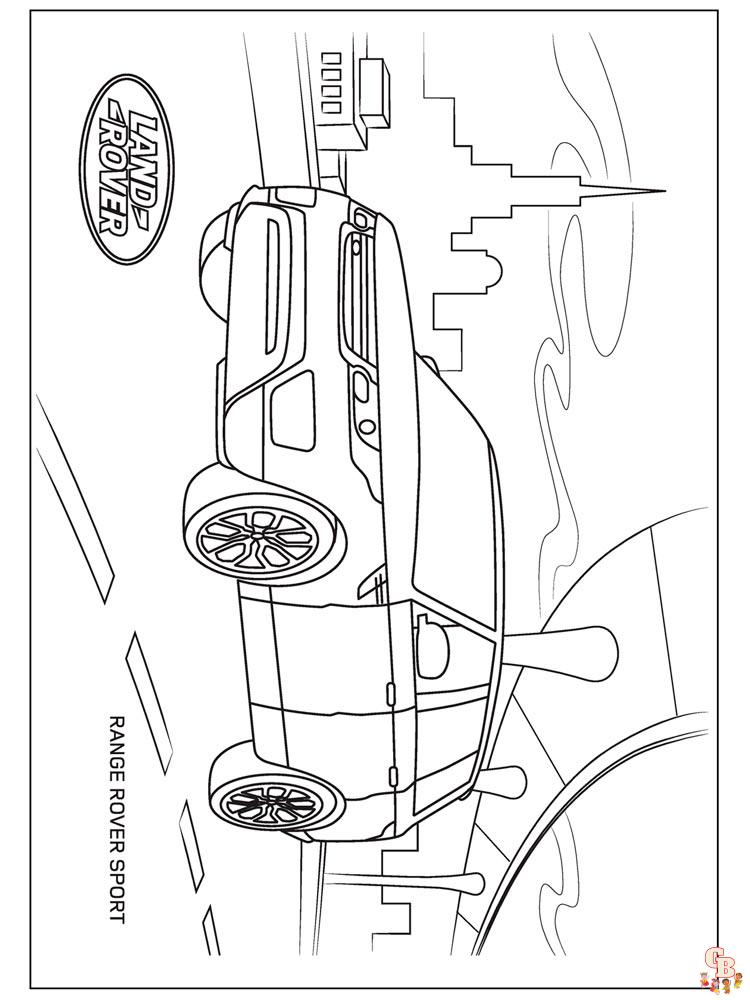 Land Rover Kleurplaat 11