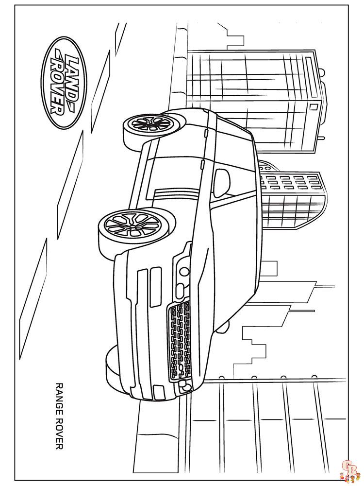 Land Rover Kleurplaat 9