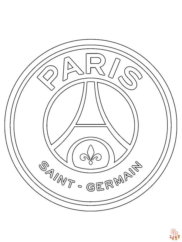 Paris Saint Germain Kleurplaat 11