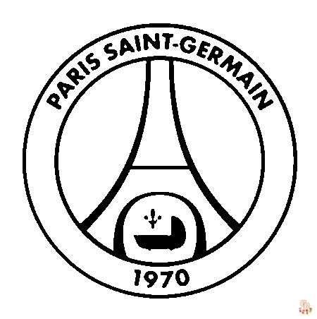 Paris Saint Germain Kleurplaat 2