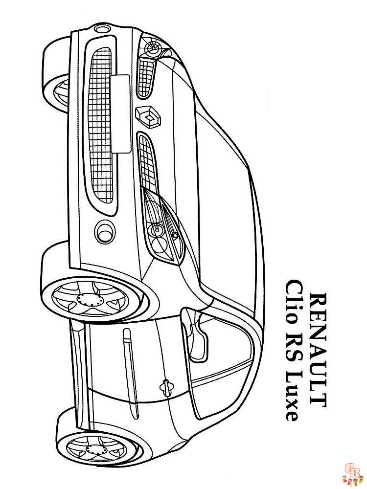 Renault Kleurplaat 11