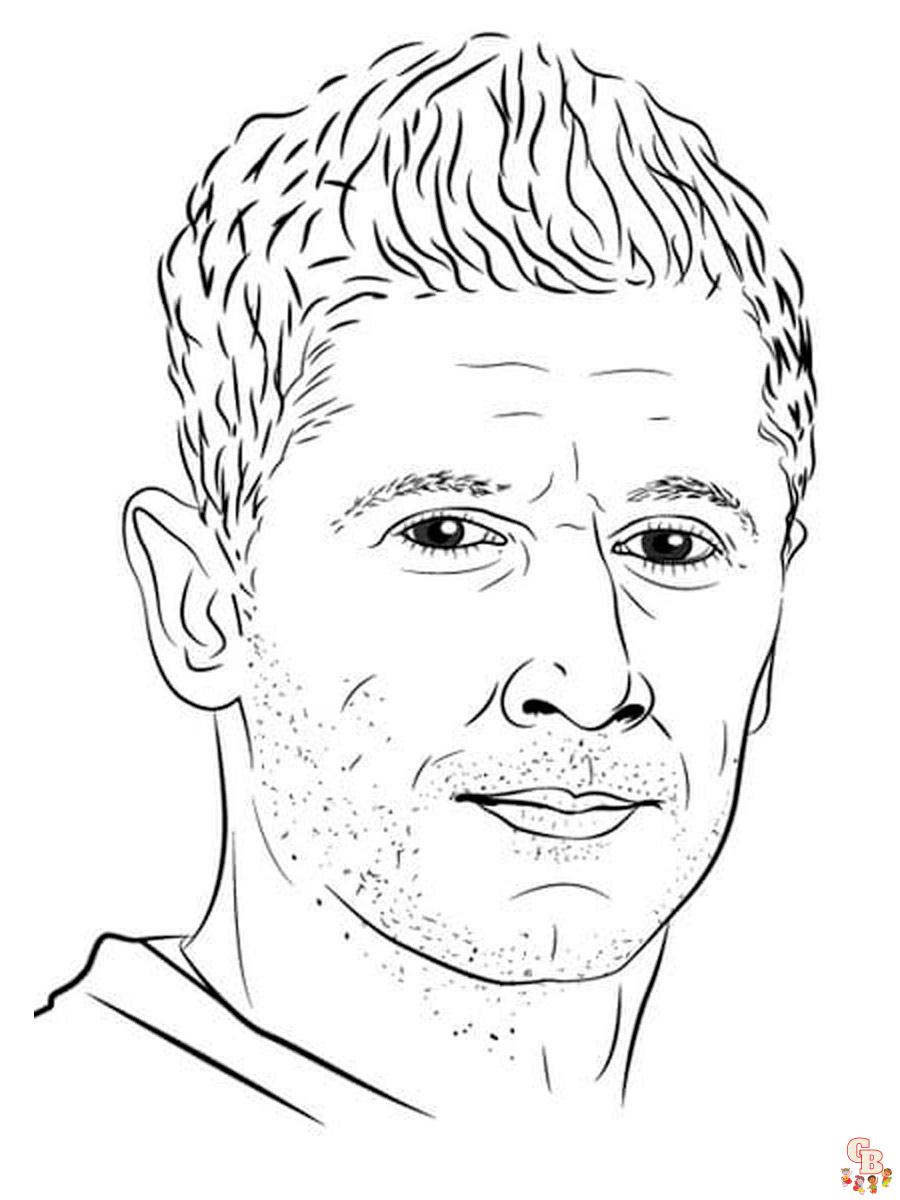 Robert Lewandowski Kleurplaat 4