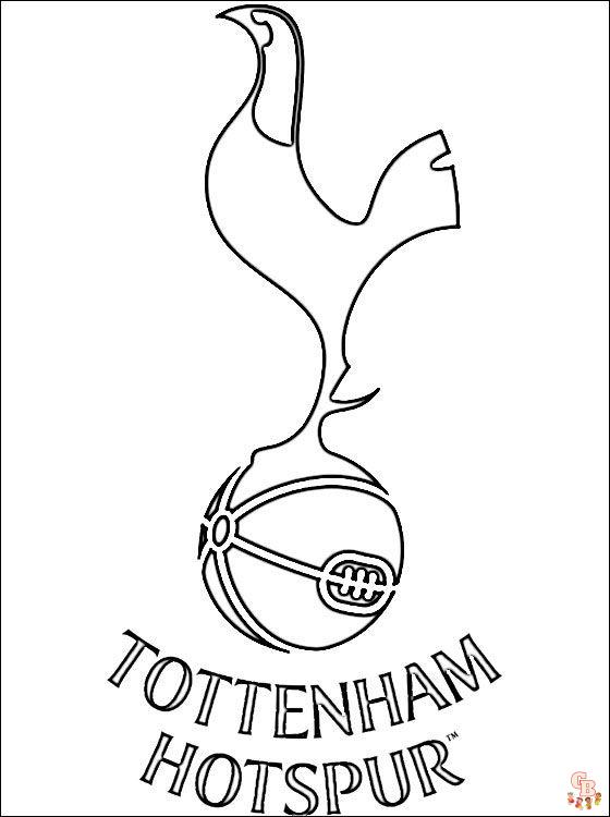 Tottenham Hotspur FC Kleurplaat 1