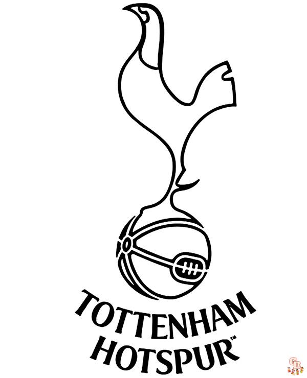 Tottenham Hotspur FC Kleurplaat 4