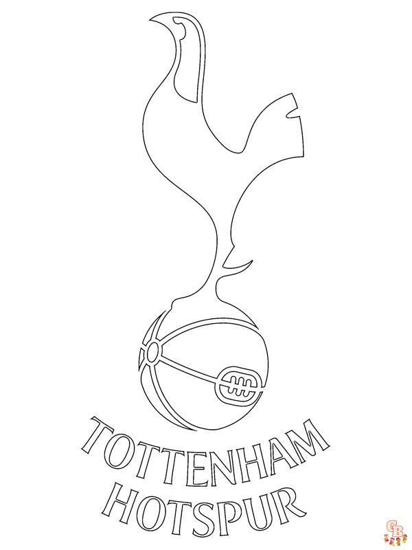 Tottenham Hotspur FC Kleurplaat 5