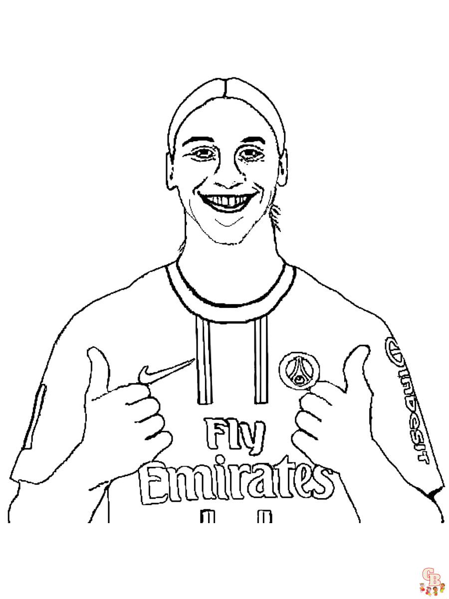 Zlatan Ibrahimovic Kleurplaat 5