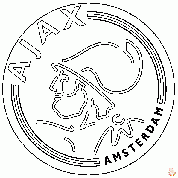 ajax kleurplaat 1