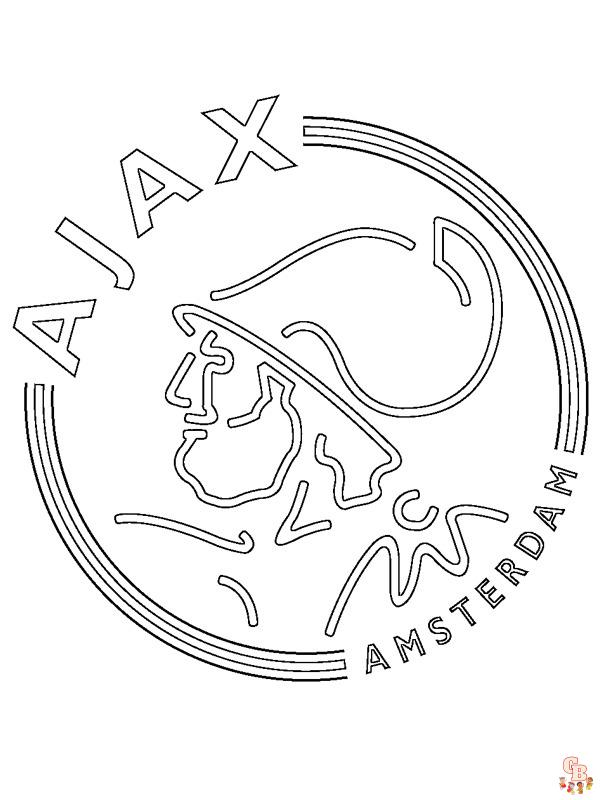 ajax kleurplaat 2