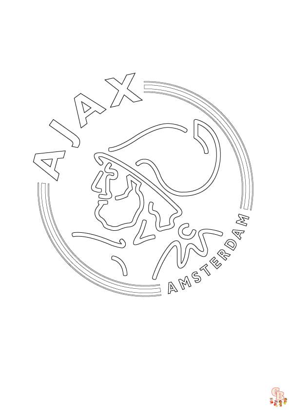 ajax kleurplaat 3