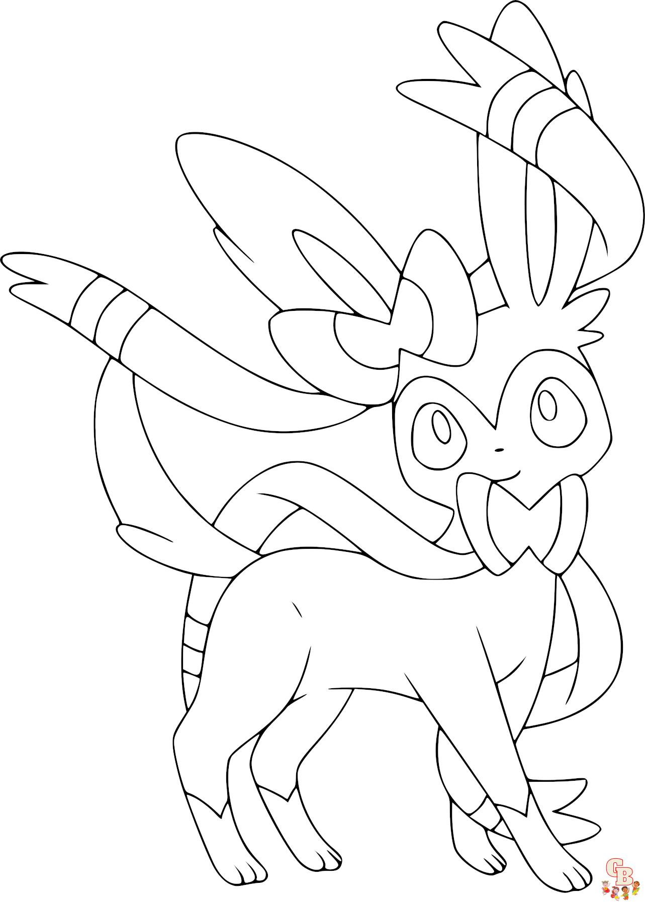 pokemon eevee kleurplaat 12