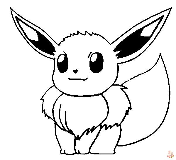 pokemon eevee kleurplaat 22