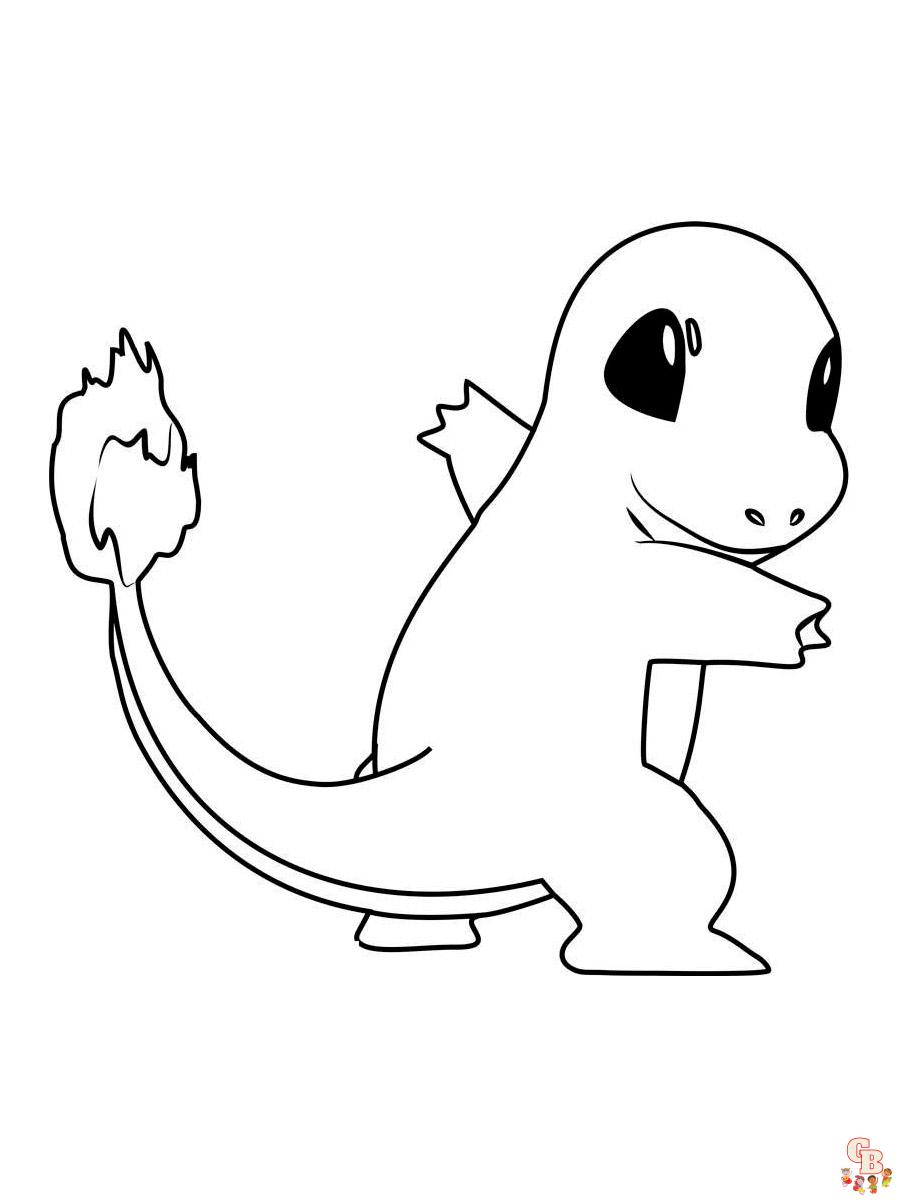 Charmander Kleurplaat 8