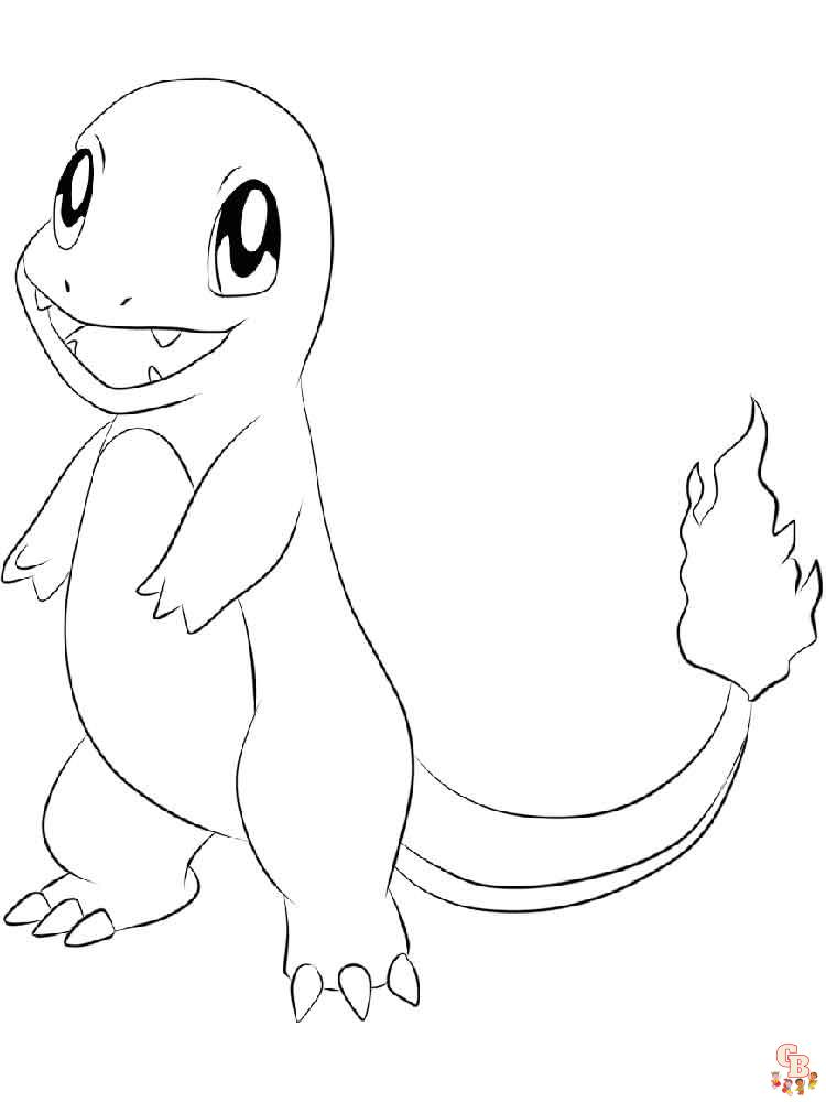 Charmander Kleurplaat 9