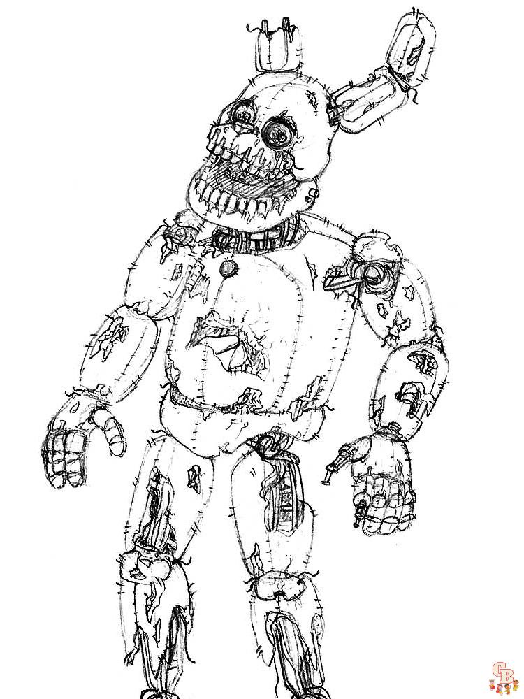 Fnaf kleurplaten 28