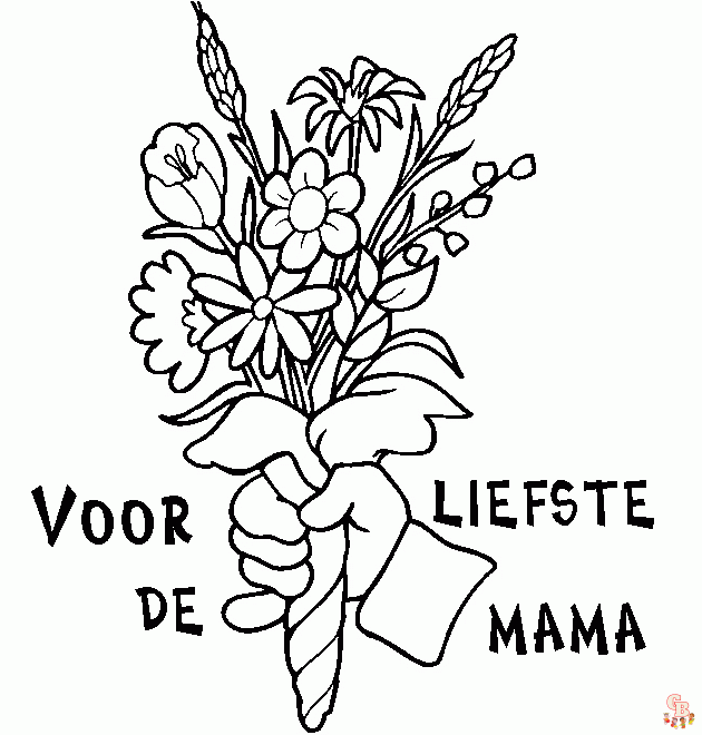 Mama Kleurplaat 3