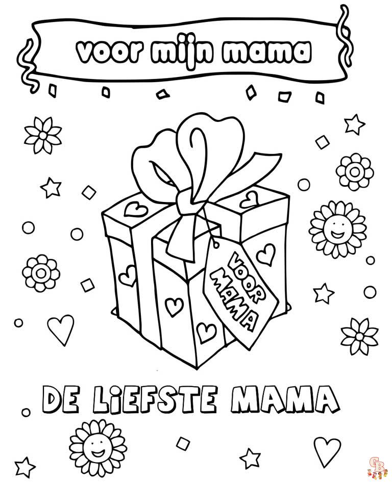 Mama Kleurplaat 3