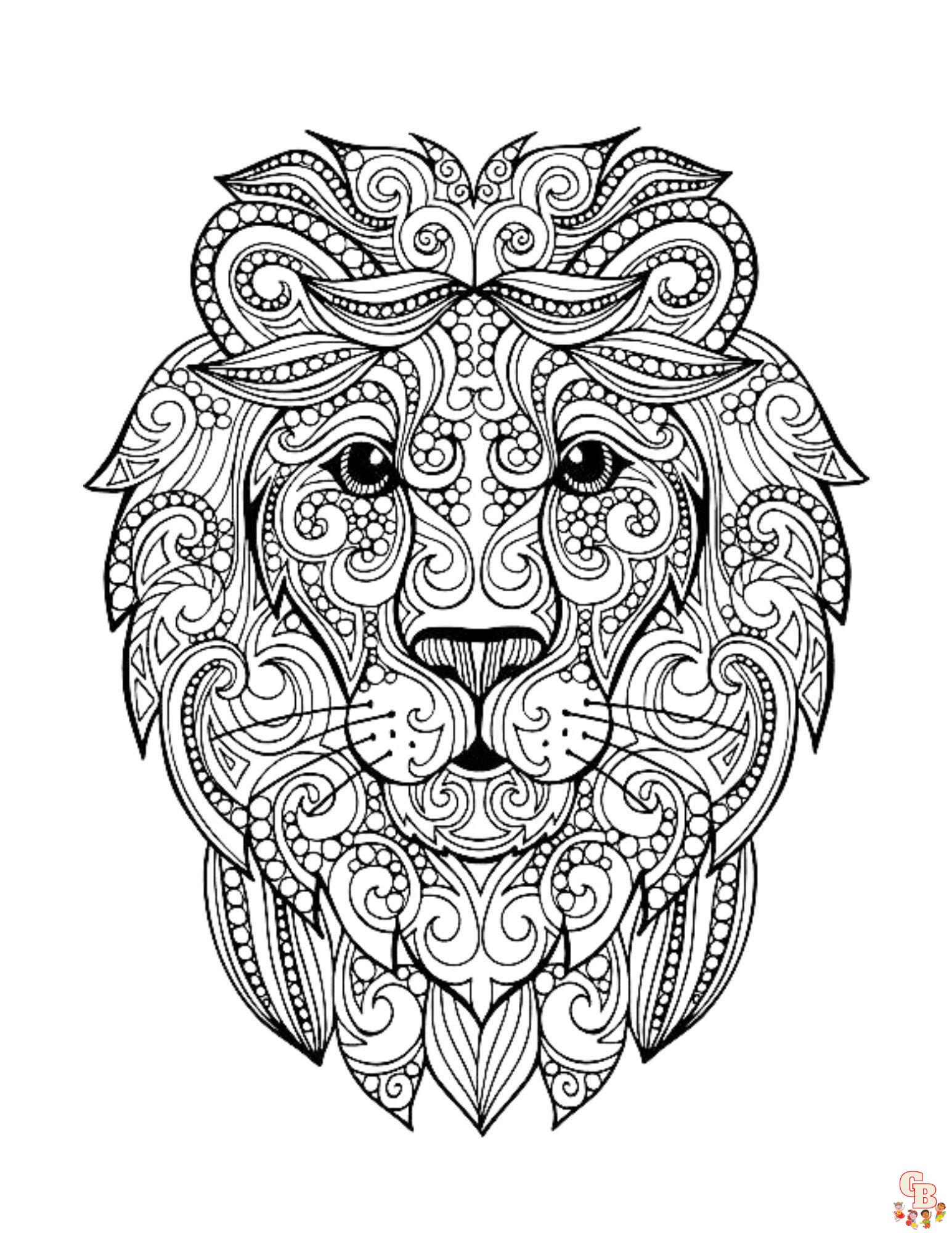 Mandala Dieren Kleurplaat 1