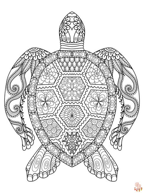 Mandala Dieren Kleurplaat 4