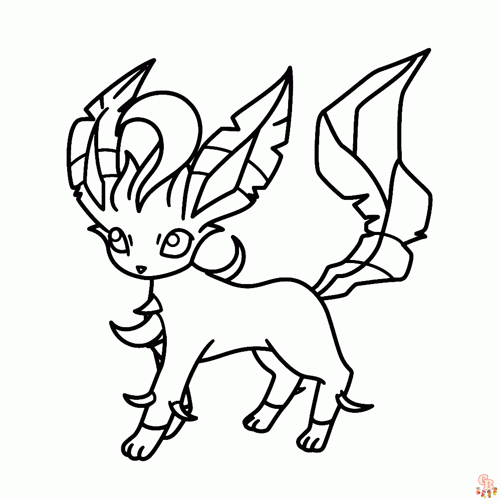 Pokemon Eevee Evolution Kleurplaat 1