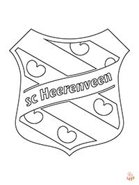 SC Heerenveen Kleurplaat 1