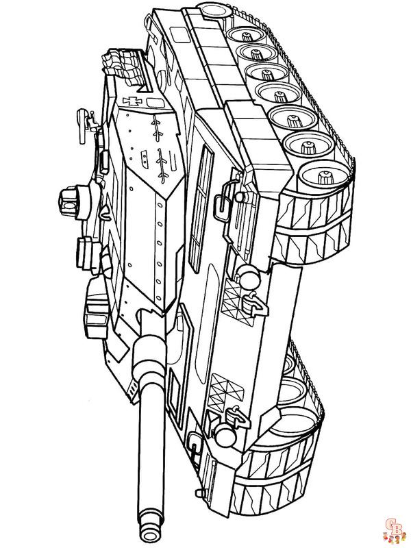 Tank Kleurplaat 3