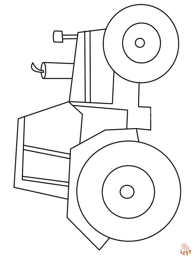 Trekker Kleurplaat 12