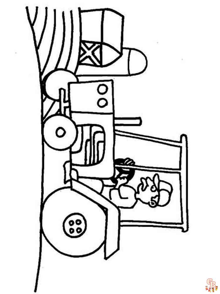 Trekker Kleurplaat 17