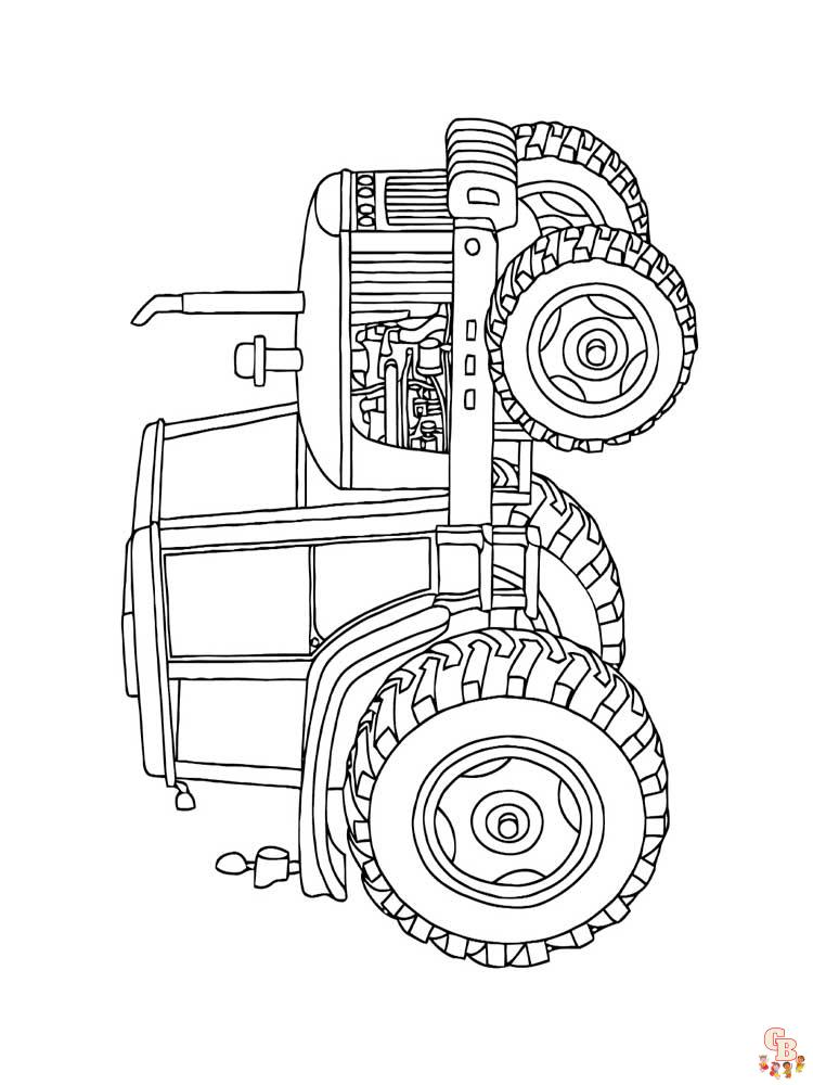 Trekker Kleurplaat 25