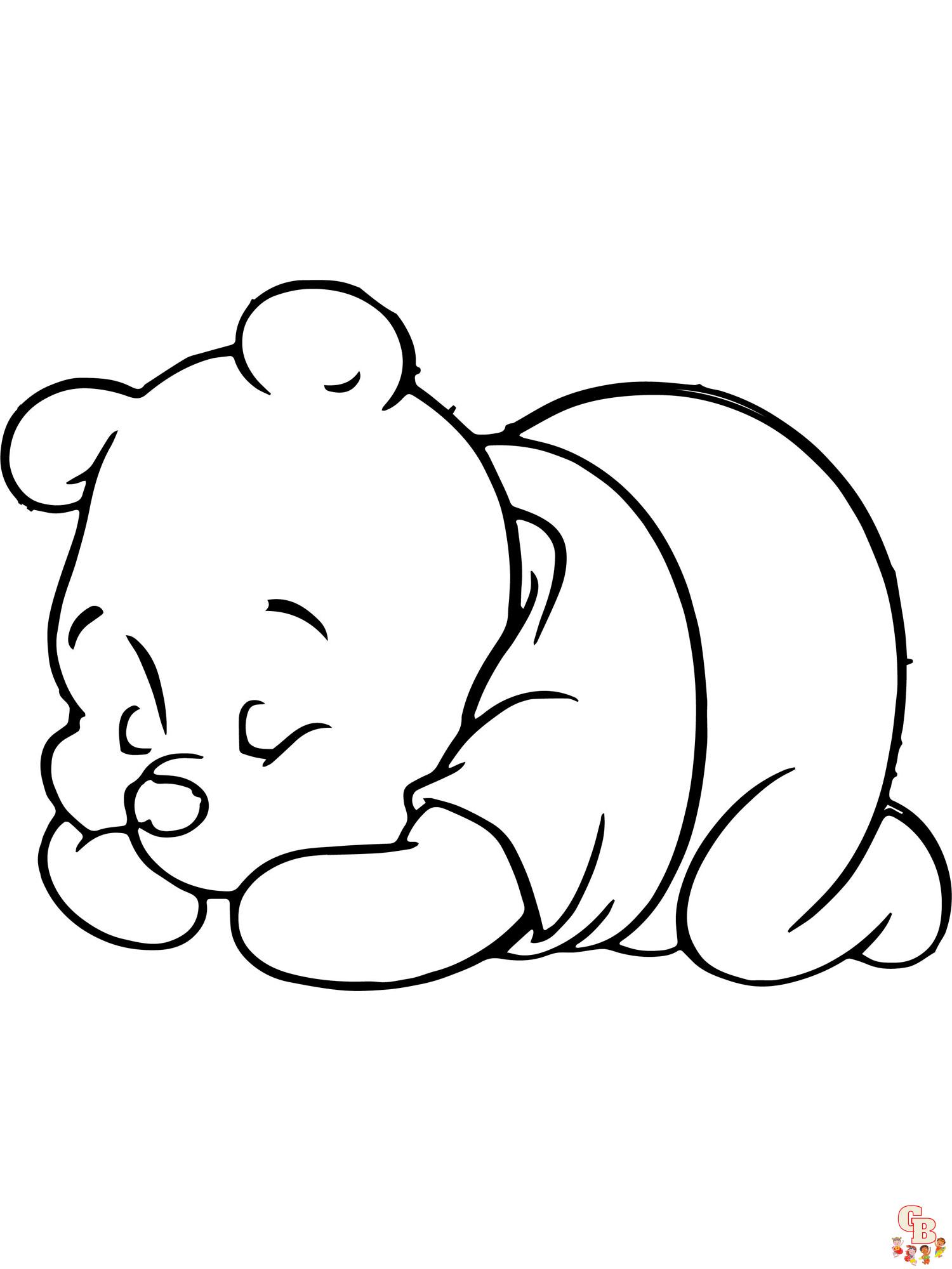 Winnie de Pooh Kleurplaten 1