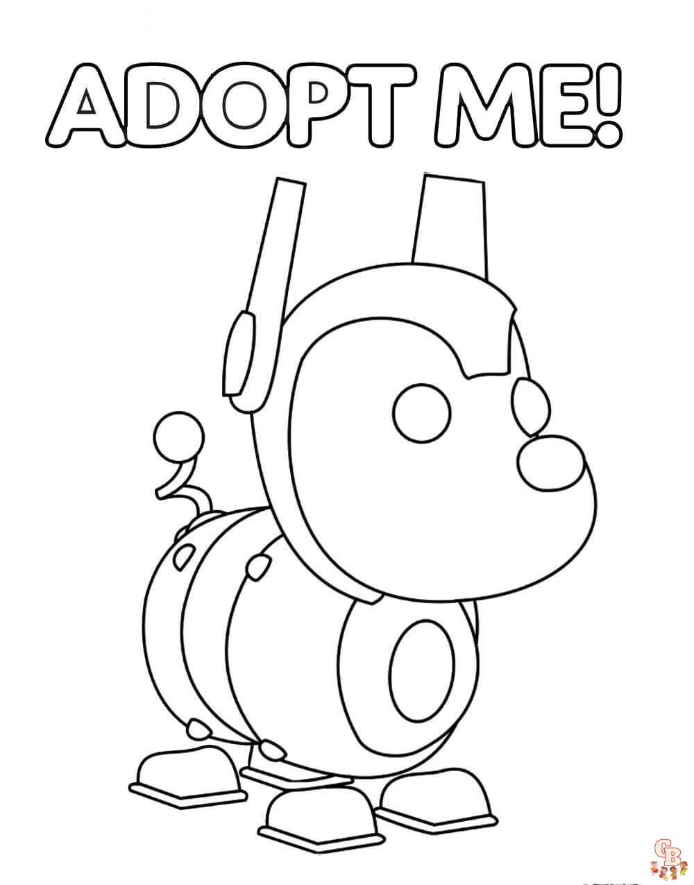 adopt me kleurplaat 6