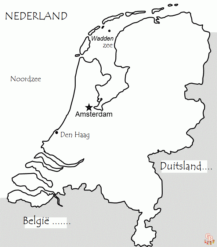 nederland kleurplaat printen