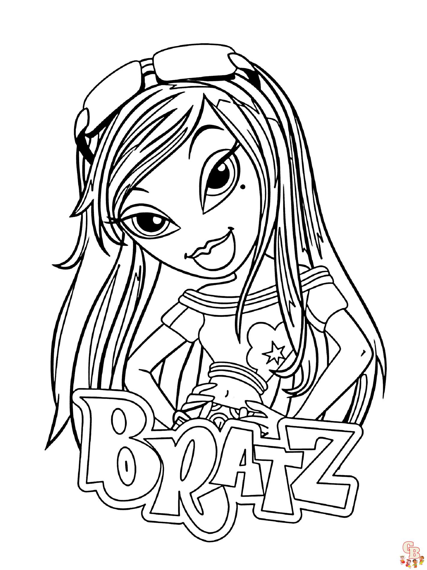 Bratz kleurplaat 39