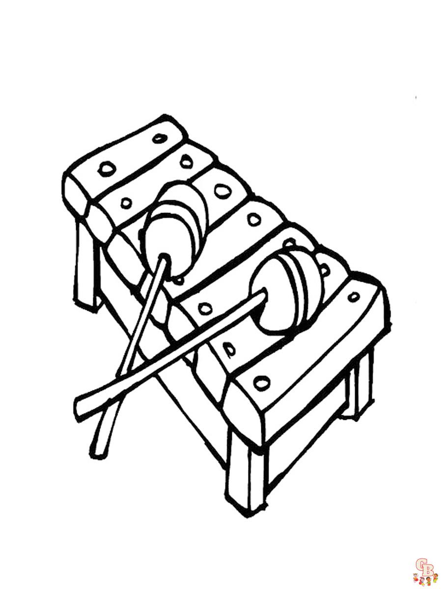 Xylofoon Kleurplaat 10